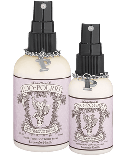 Poo-Pourri Preventive Bathroom Odor Spray 2-Piece Set Includes 2-Ounce and 4-Ounce Bottle Lavender Vanilla